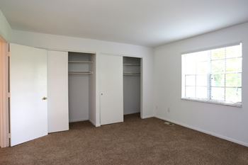 Bedroom with closet